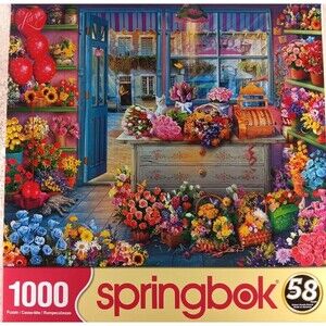 Flower Shop 1000 Piece Jigsaw Puzzle by Springbok